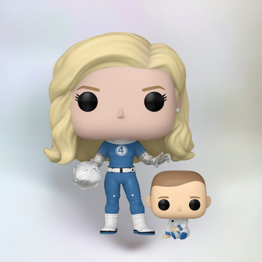 Invisible Woman & Franklin Funko pop