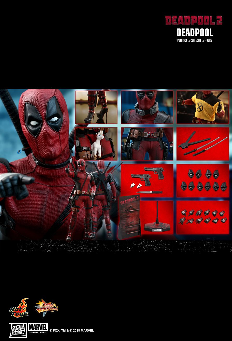 Hot Toys Deadpool 1/6 Scale Action Figure