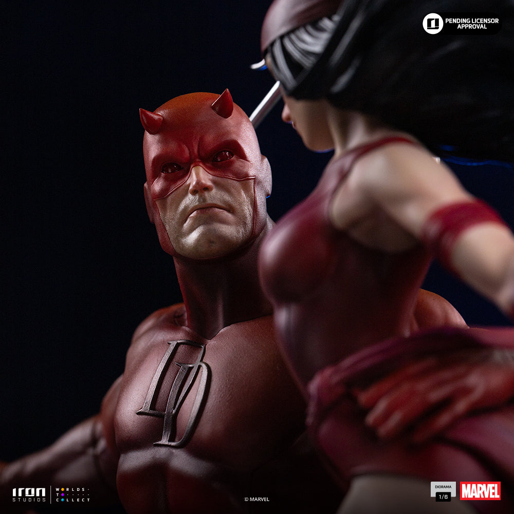 Pre-Order - Statue Daredevil and Elektra - Marvel Comics - Diorama 1/6 - Iron Studios