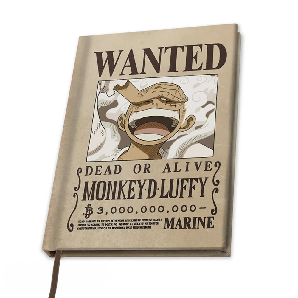 One Piece Luffy Wano Wanted A5 Notebook