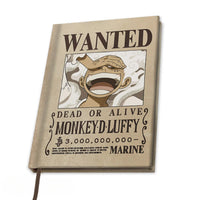 One Piece Luffy Wano Wanted A5 Notebook