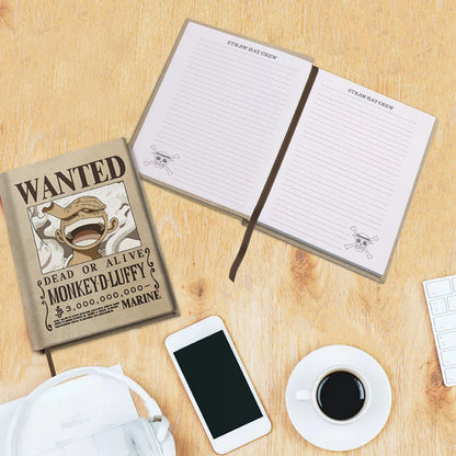 One Piece Luffy Wano Wanted A5 Notebook