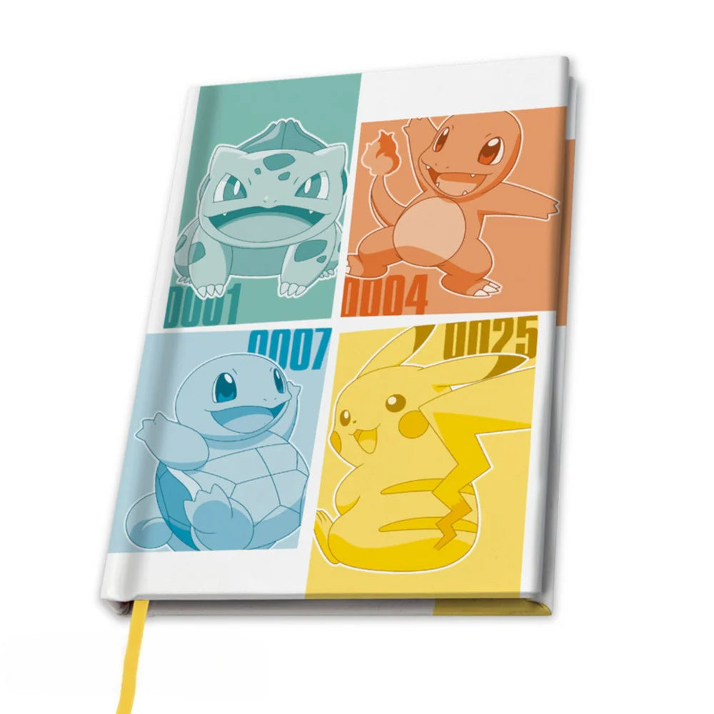 Pokémon Kanto Starters A5 Notebook