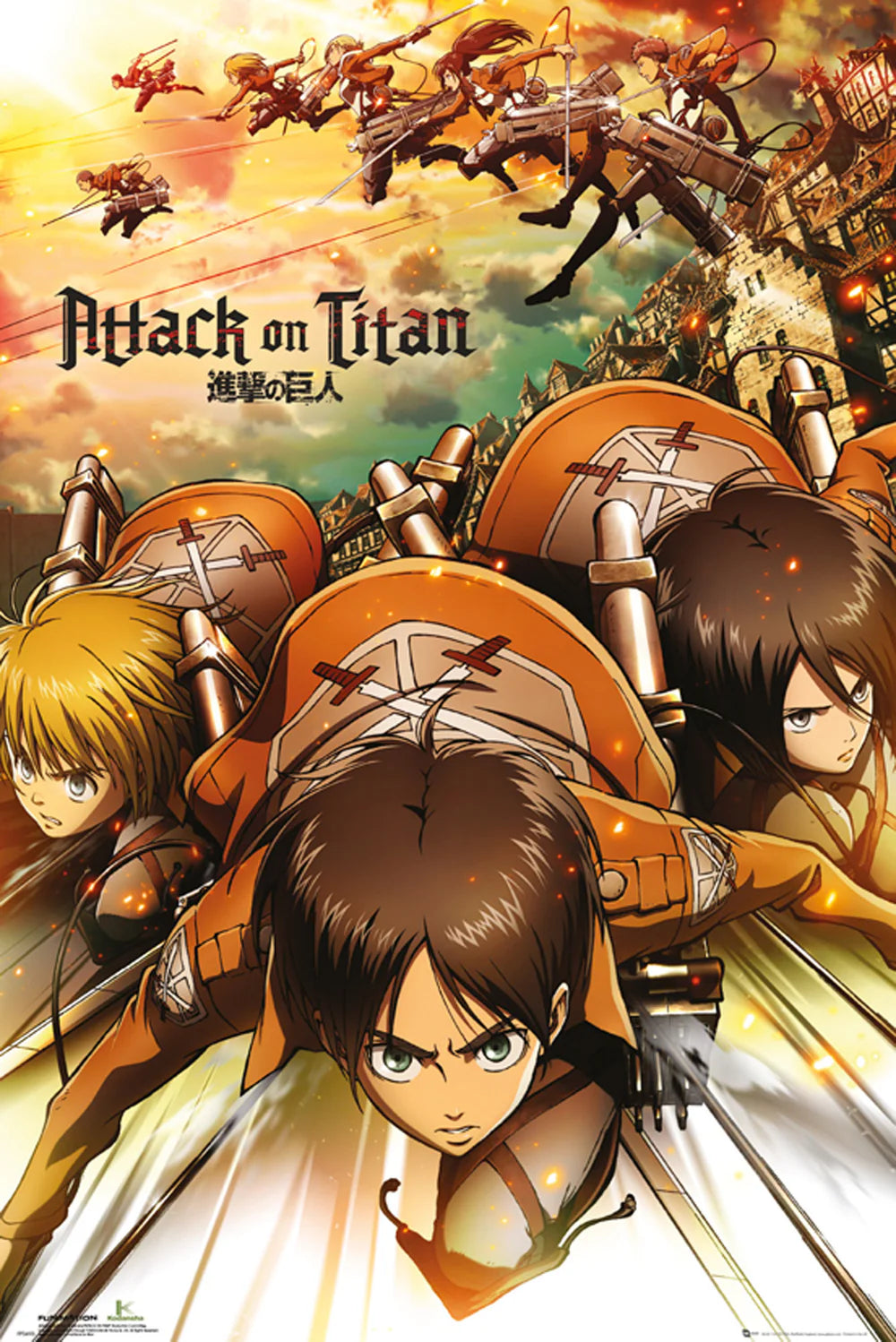 Attack On Titan Attack 61 x 91.5cm Maxi Poster