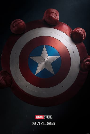 Captain America: Brave new world official poster for USA cinemas