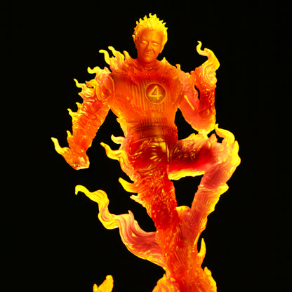 Human Torch Art Scale 1-10 Closeup
