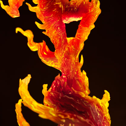 Human Torch Art Scale 1-10 Closeup
