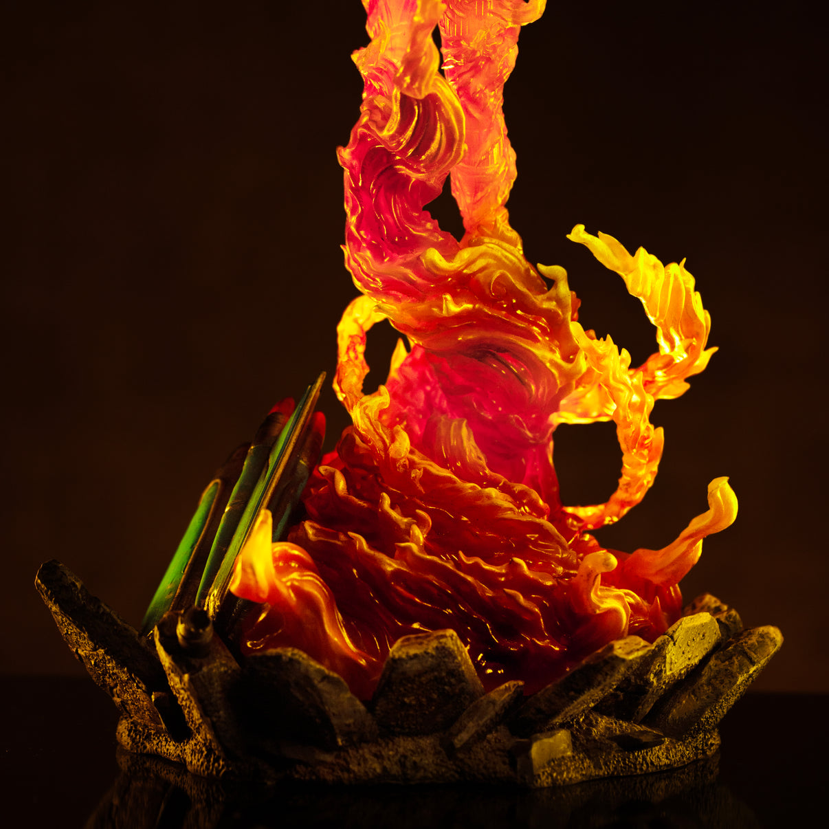 Human Torch Art Scale 1-10 Closeup