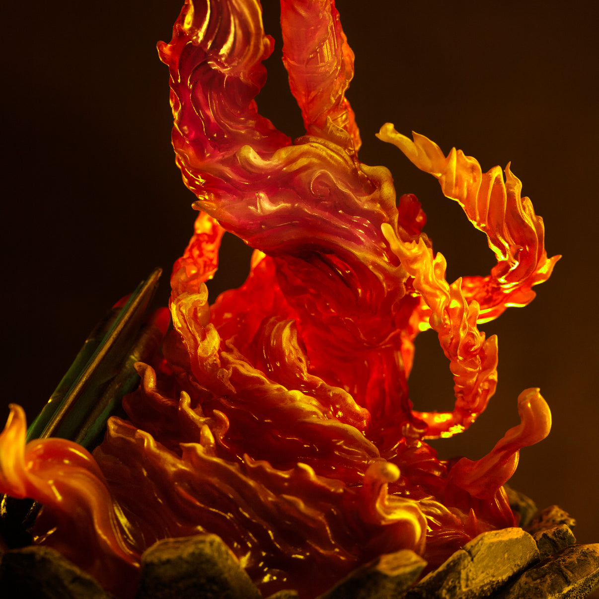 Human Torch Art Scale 1-10 Closeup