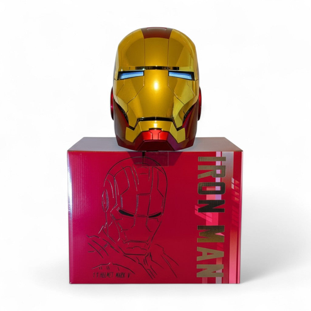 Iron Man MK5 Helmet Gold Edition with Voice Control