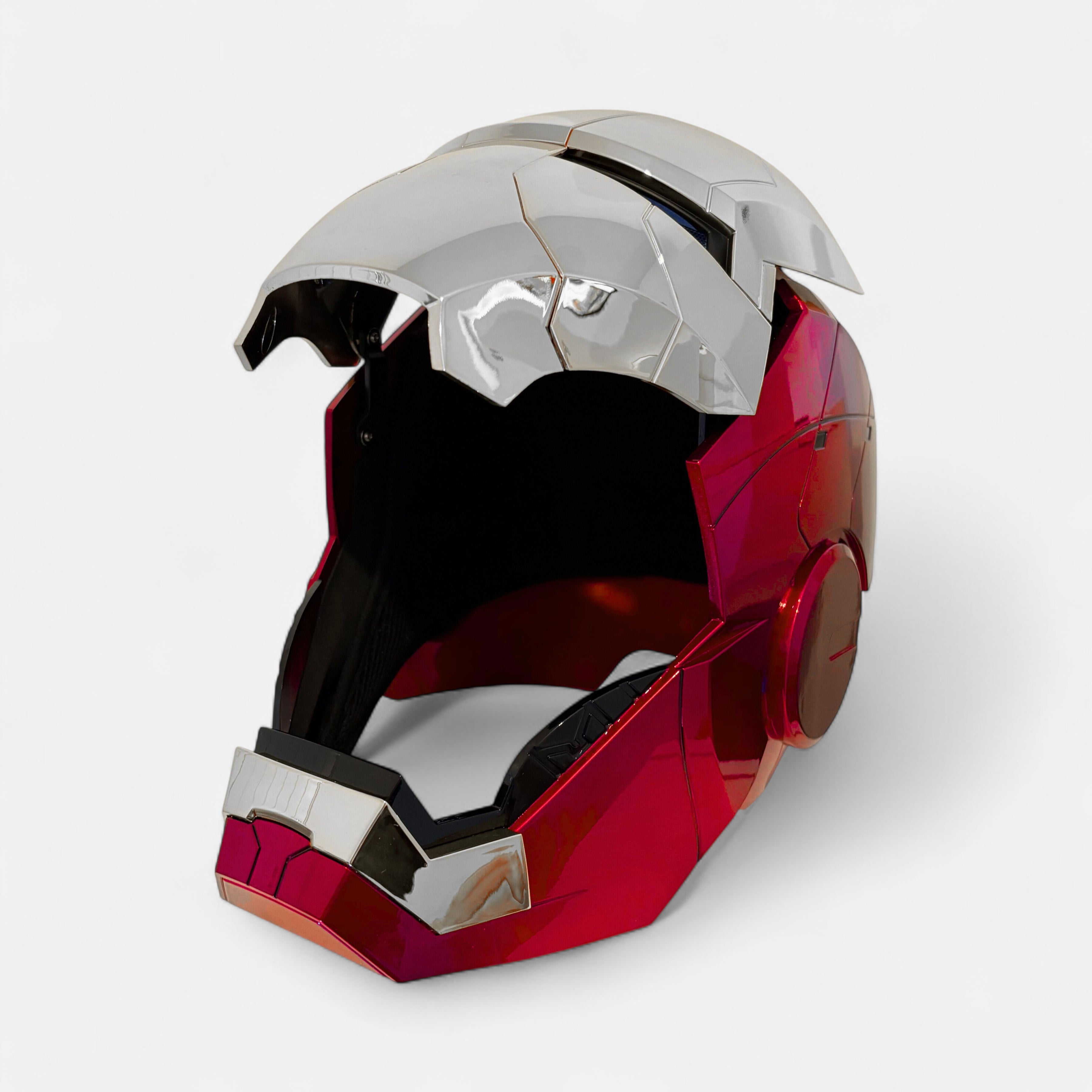 Iron Man MK5 Helmet Silver Edition with Voice Activation – HeroHaven