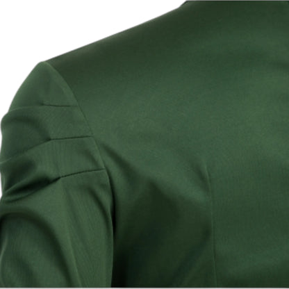 Loki Costume Shoulder Closeup