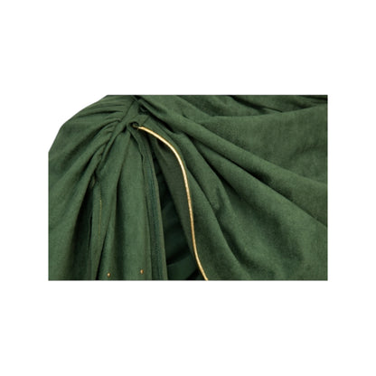 Loki Costume Cape Shoulder Closeup