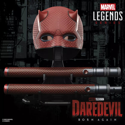 Marvel Legends Series Daredevil: Born Again Premium-Rollenspielmaske und Billy Club