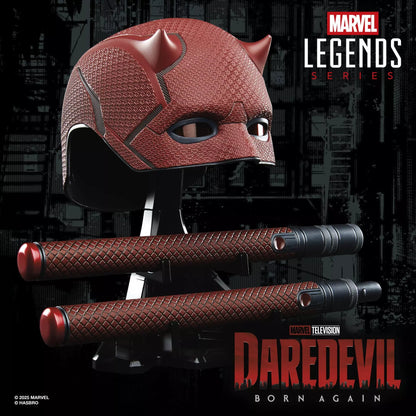 Marvel Legends Series Daredevil: Born Again Premium-Rollenspielmaske und Billy Club