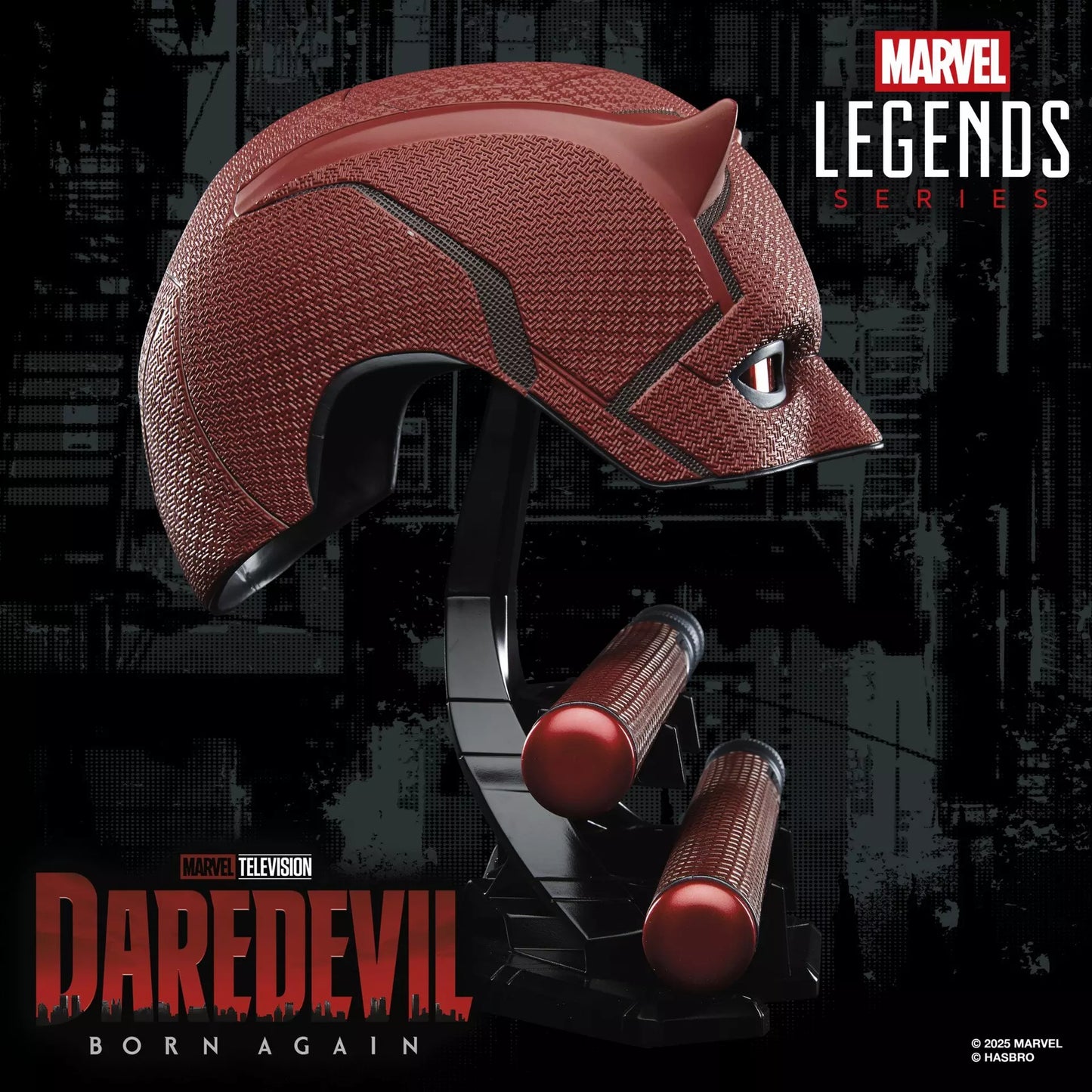Marvel Legends Series Daredevil: Born Again Premium-Rollenspielmaske und Billy Club