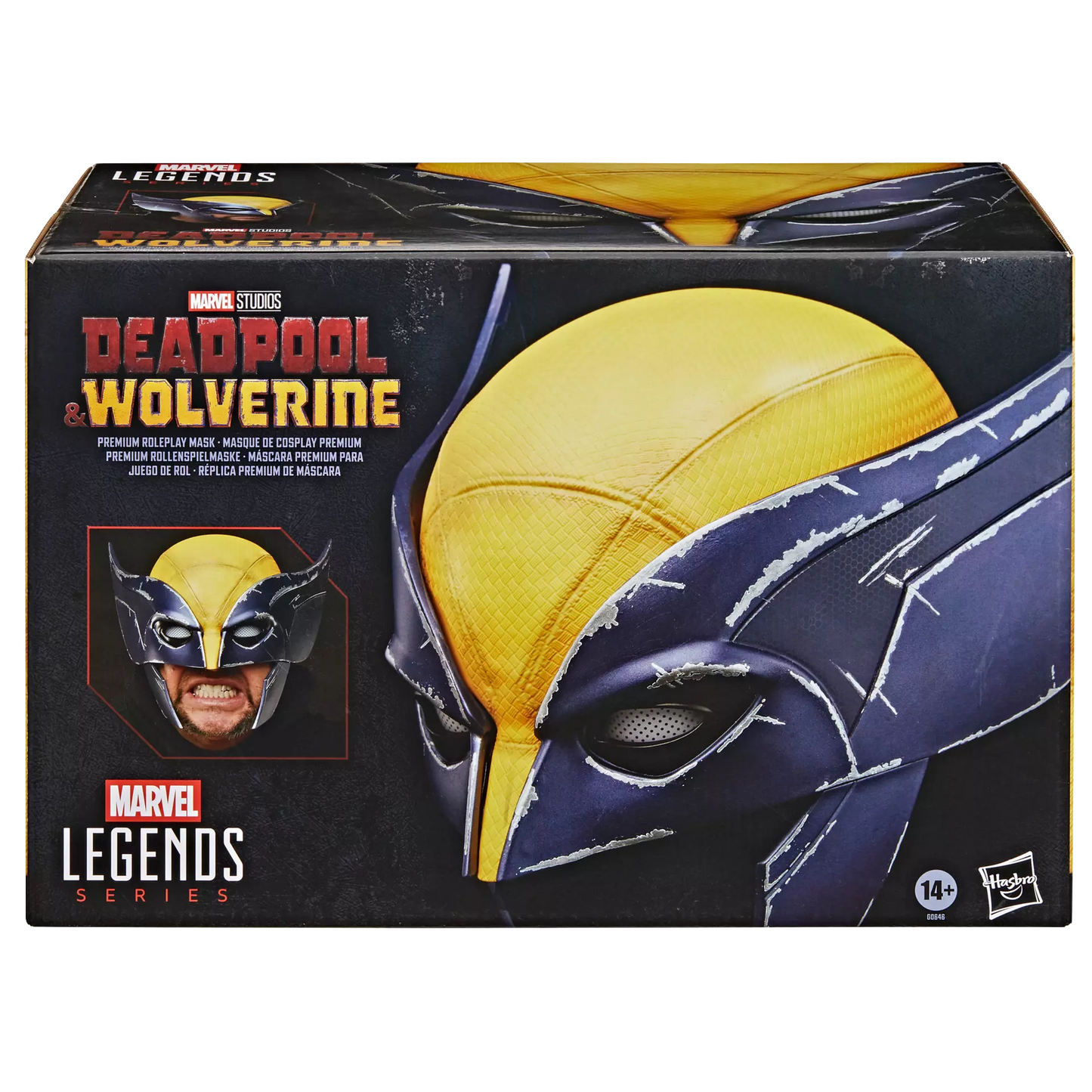 Marvel Legends Series Wolverine Premium-Rollenspielmaske
