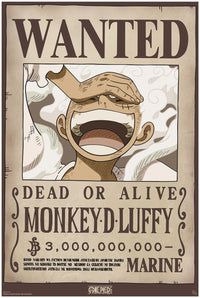 One Piece Wanted Luffy Wano Poster - 61 x 91.5cm Maxi Print