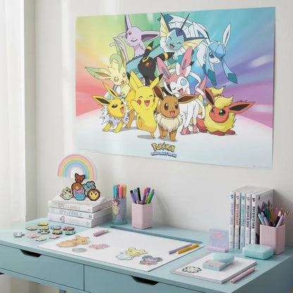 Pokémon Eevee Evolutions Poster - 61 x 91.5cm Maxi Print