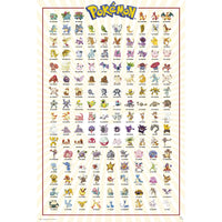 Pokemon Kanto 151 Wall Poster - 61 x 91.5cm Maxi Print