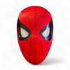 Spiderman mask with blinking movable eyes chin control.