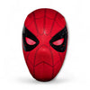 Spiderman mask with blinking movable eyes led lights red
