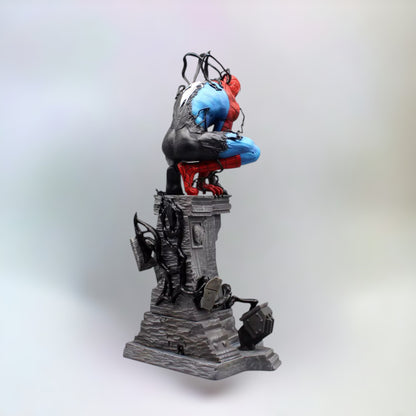 Spiderman Venom Symbiot figure backside diagonal view