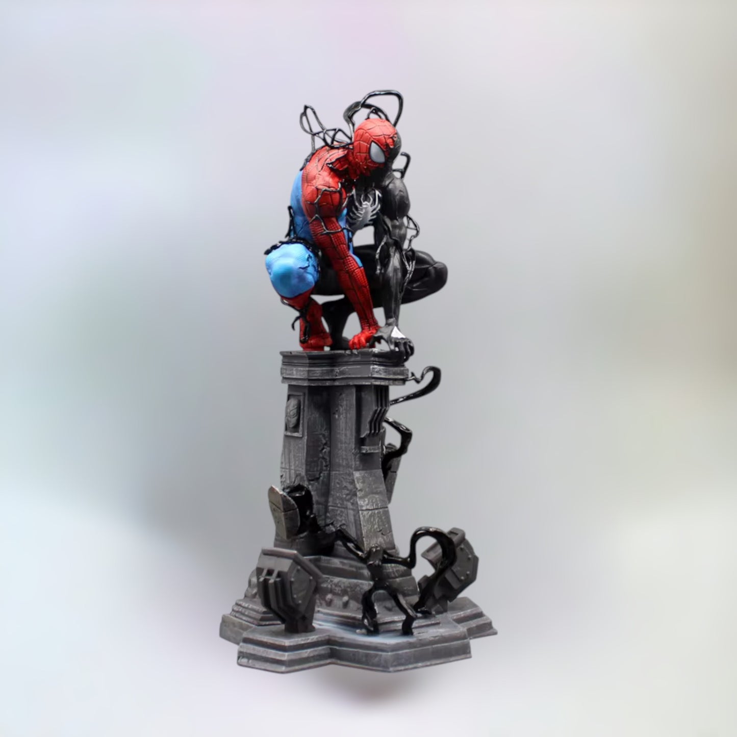 Spiderman Venom Symbiot figure diagonal view