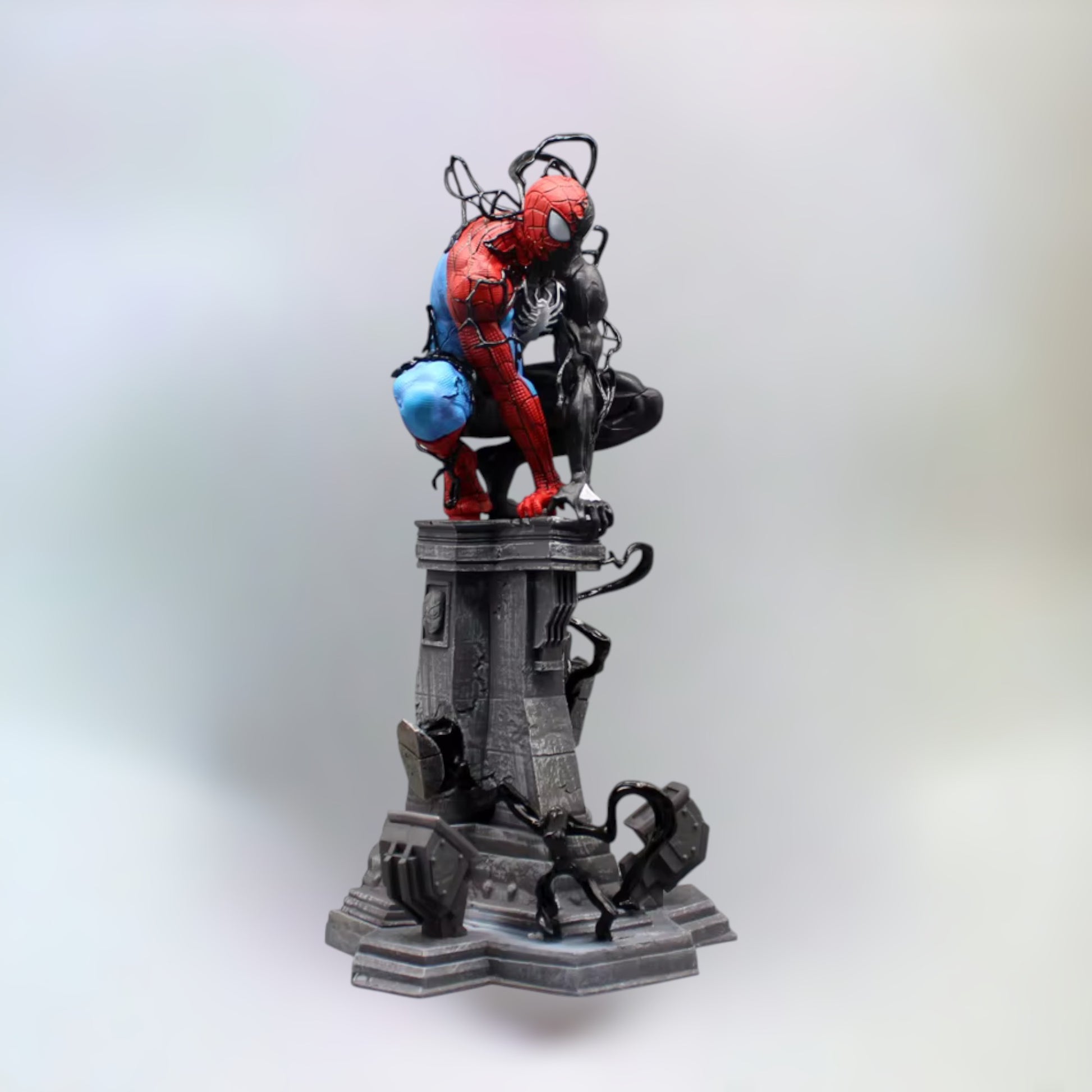 Spiderman Venom Symbiot figure diagonal view