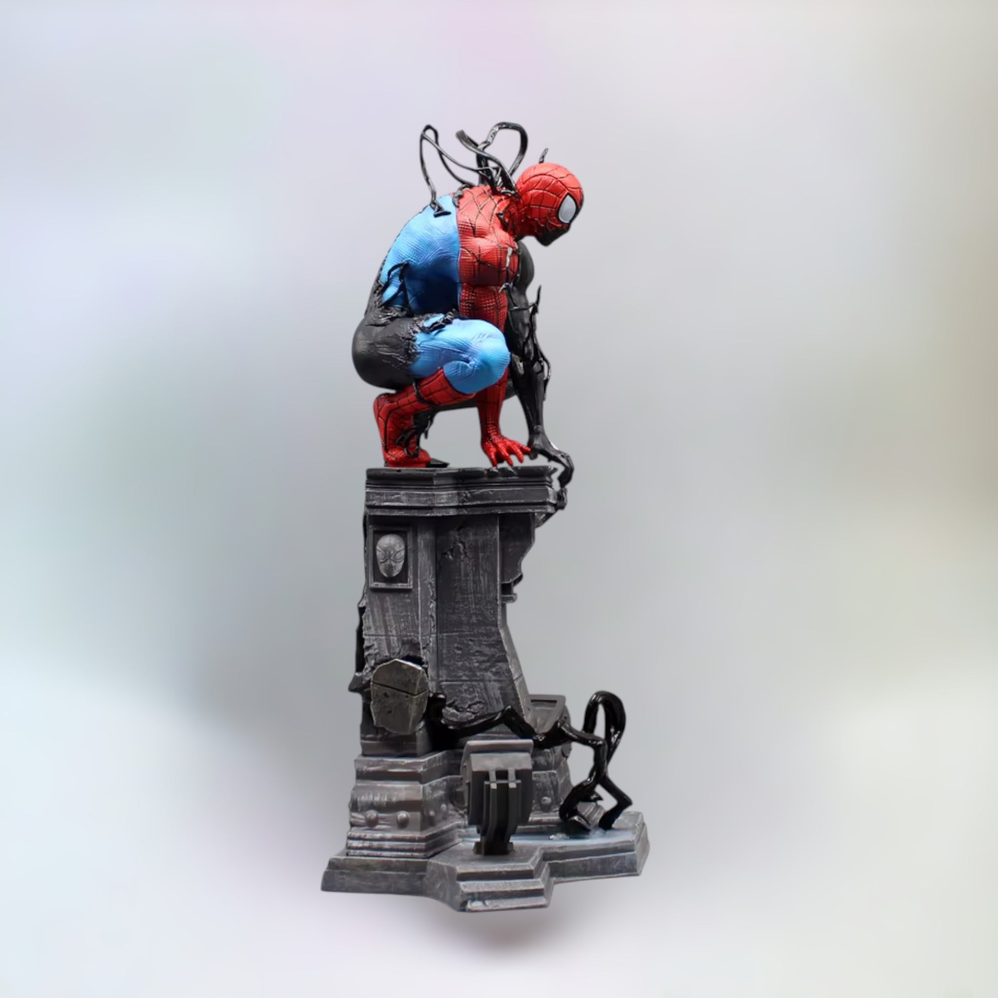 Spiderman Venom Symbiot figure profile view