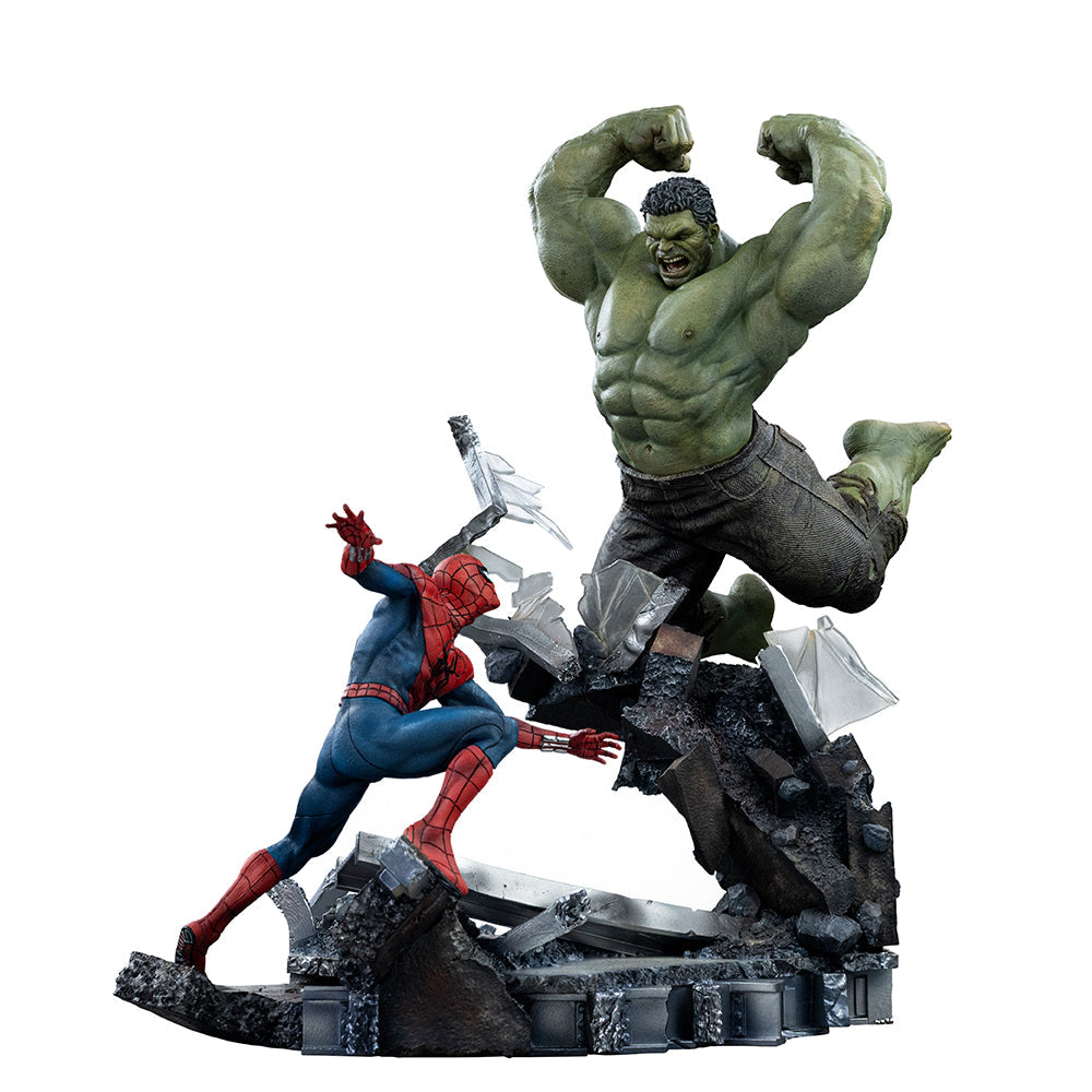 Pre-Order - Statue Spider-Man vs Hulk - Spider-Man: Brand New Day - Art Scale 1/10 - Iron Studios