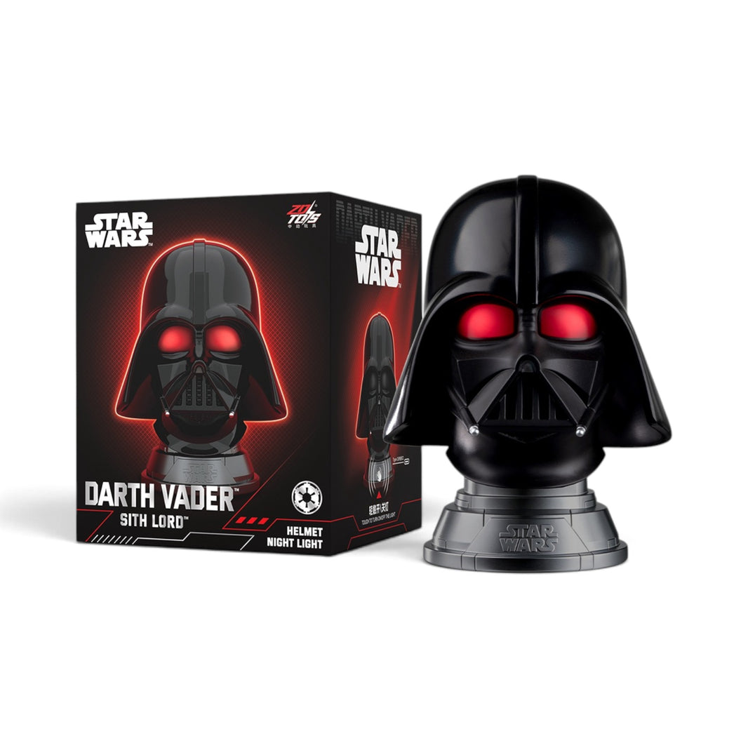 ZD Toys Darth Vader helmet night light shown with retail box