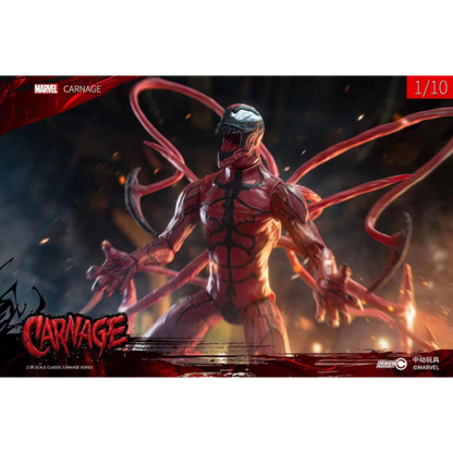 ZD Toys Carnage action figure posing.