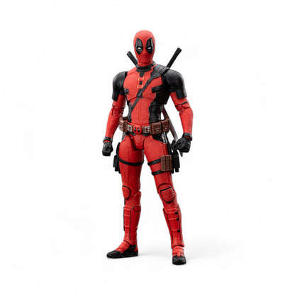 ZD Toys Deadpool action figure standing with a white background.