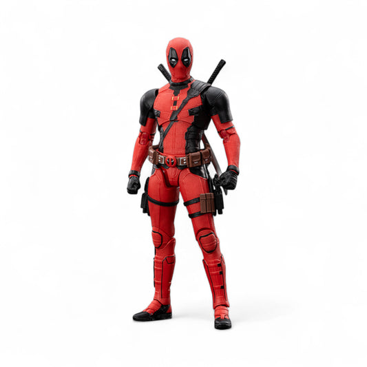 ZD Toys Deadpool action figure standing with a white background.