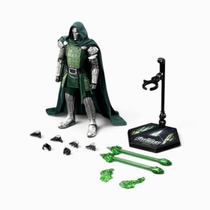 ZD Toys Doctor Doom action figure with its accessories.