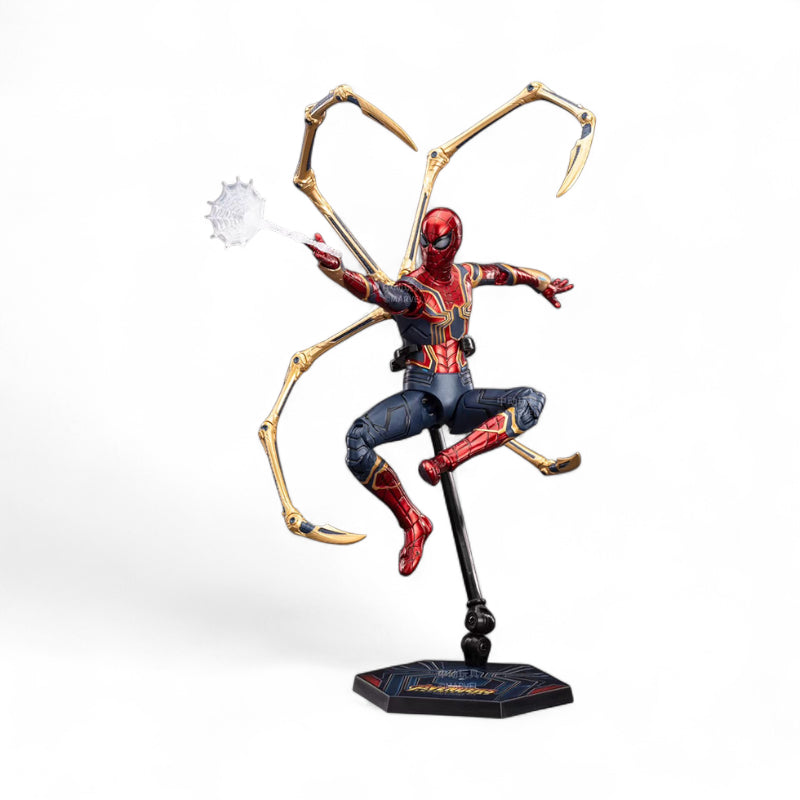 ZD Toys Iron Spider action figure posing.
