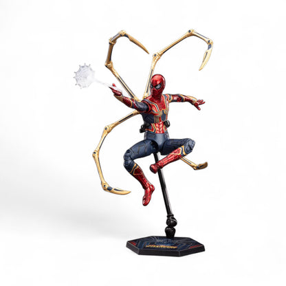 ZD Toys Iron Spider action figure posing.