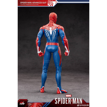 ZD Toys Spiderman with Advanced Suit figure posing.
