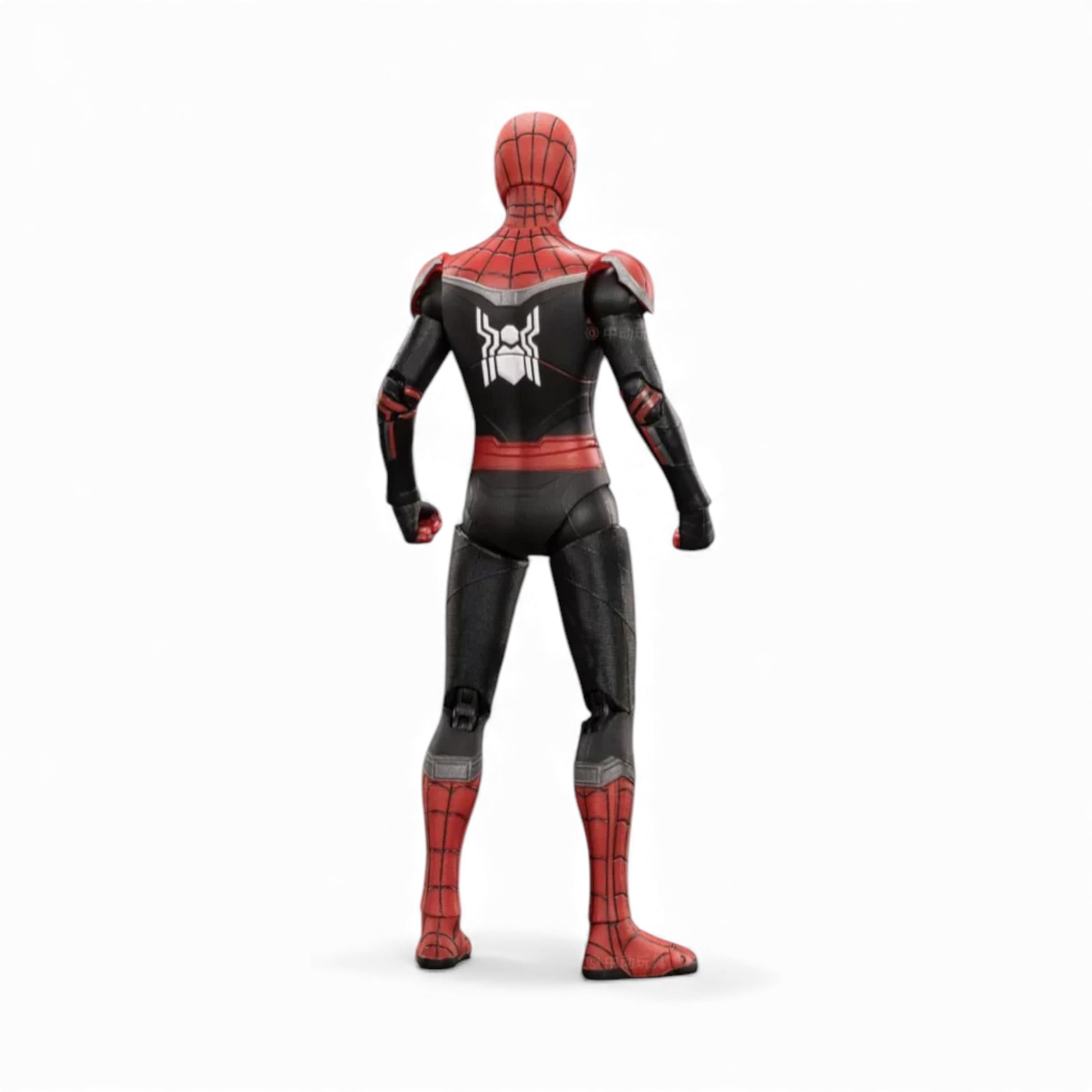 ZD Toys Spiderman Upgraded Suit 1/10 Scale Action Figure from Spiderman No Way Home action figure back.