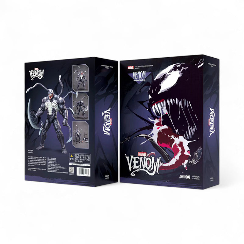 ZD Toys Venom action figure box front and back.