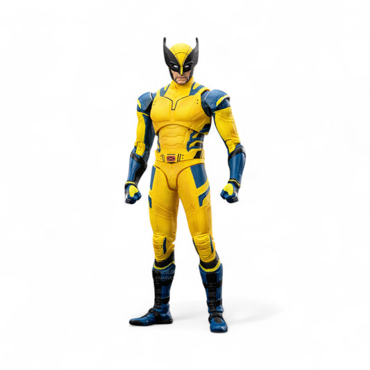 ZD Toys Wolverine action figure standing with a white background.