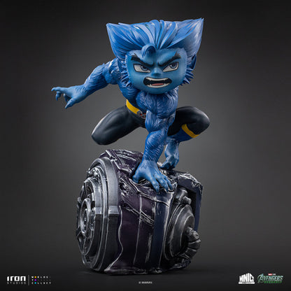 Iron Studios Beast Avengers: Doomsday MiniCo statue - unpainted prototype detail view 1