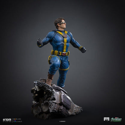 Iron Studios Cyclops Avengers: Doomsday BDS 1/10 statue - unpainted prototype detail view 4