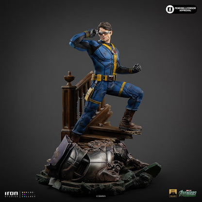 Iron Studios Cyclops Legacy Replica 1/4 Statue, Deluxe Ver statue - unpainted prototype detail view, interchangeable arm part 4