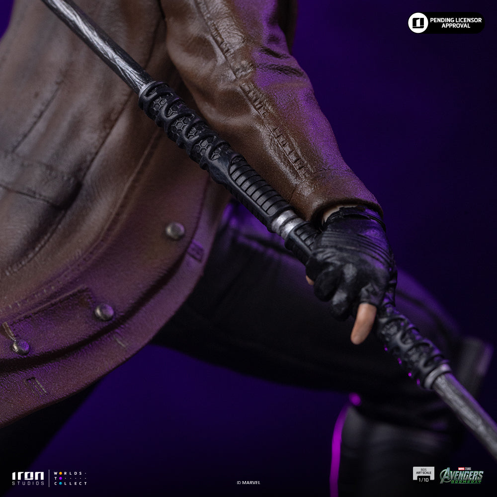 Iron Studios Gambit Avengers: Doomsday BDS 1/10 statue - hand-painted detail view 6