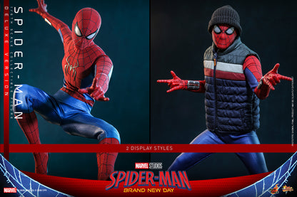 Hot Toys Spider-Man Brand New Day Deluxe 1/6 scale figure — masked head and eye pieces