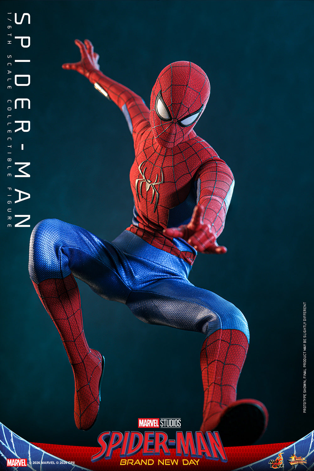 Hot Toys Spider-Man Brand New Day 1/6 scale figure — masked head and eye pieces