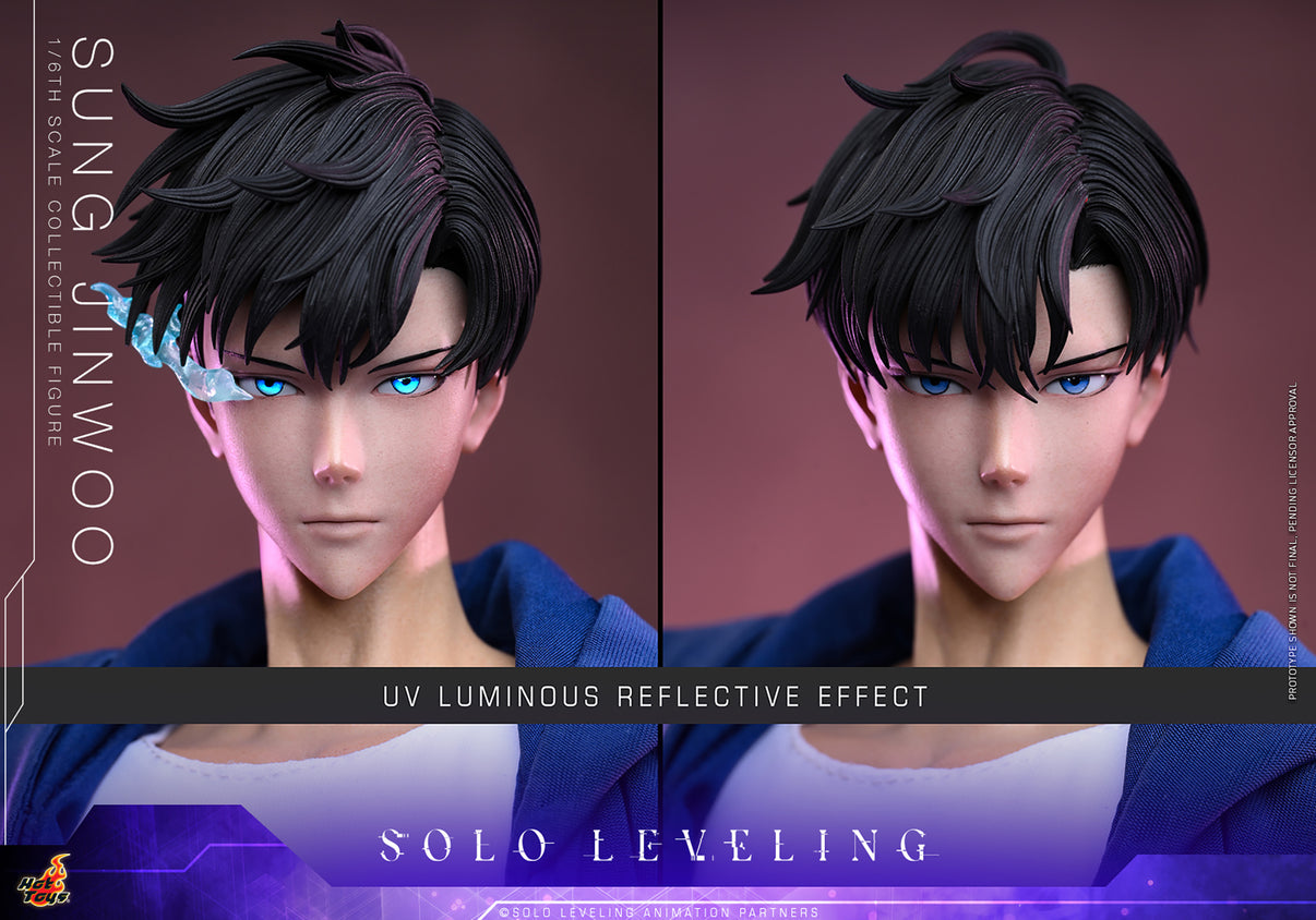 Hot Toys Sung Jinwoo Solo Leveling 1/6 scale figure — Igris and Beru statue bases