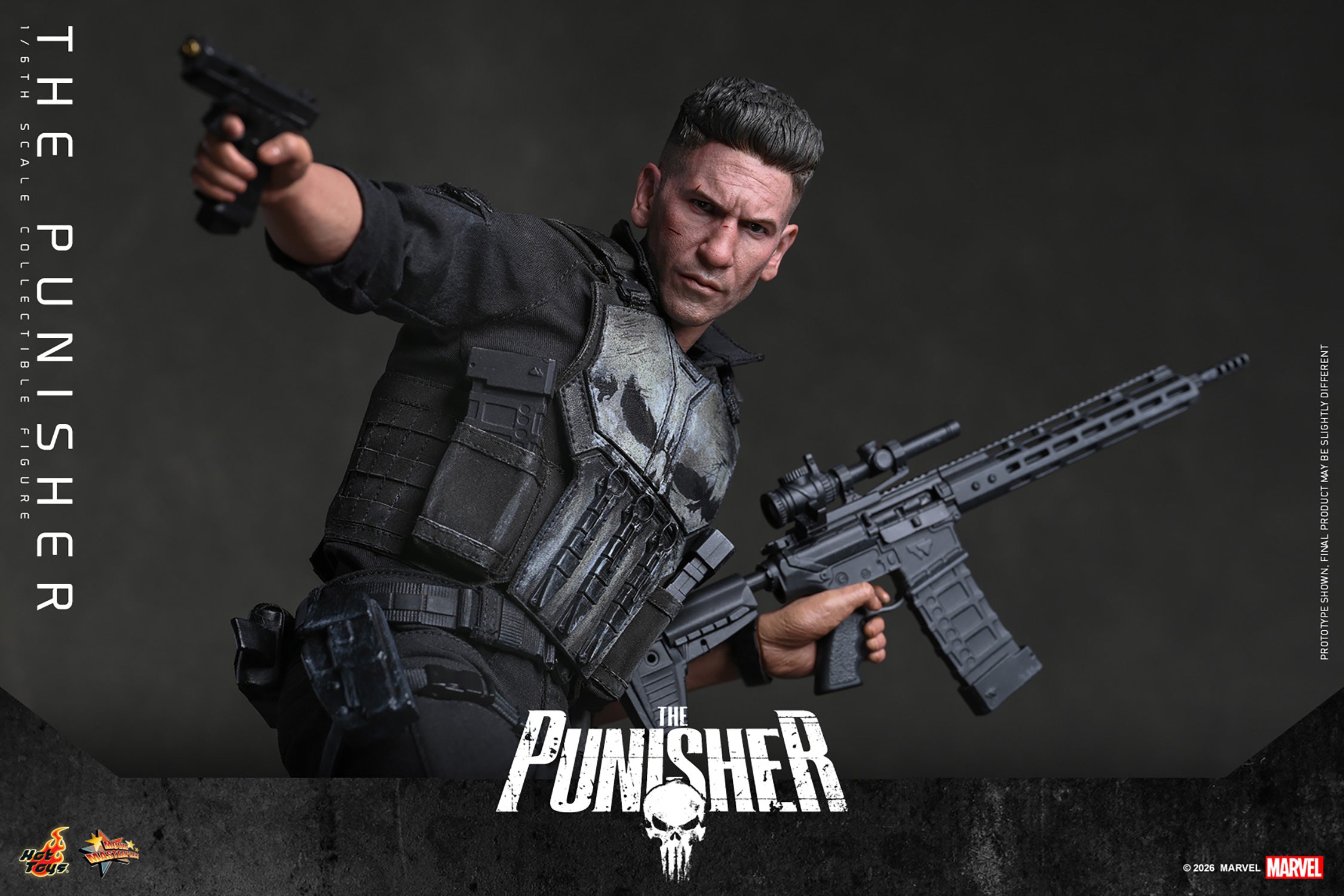 Hot Toys The Punisher 1/6 scale figure — full accessory set